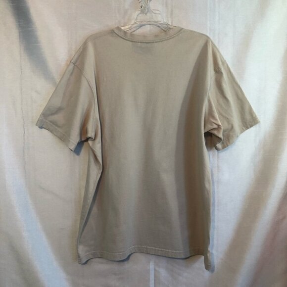 Sandy River Mens Henley 3  Button Beige T Shirt Mens 2 XLG - Picture 8 of 9